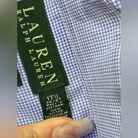 Lauren Ralph Lauren Slim Fit button up long sleeve shirt - Picture 5 of 9